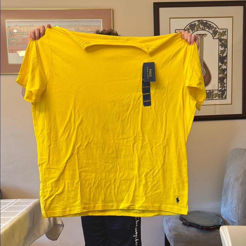 Polo by Ralph Lauren Yellow Short Sleeve Tee